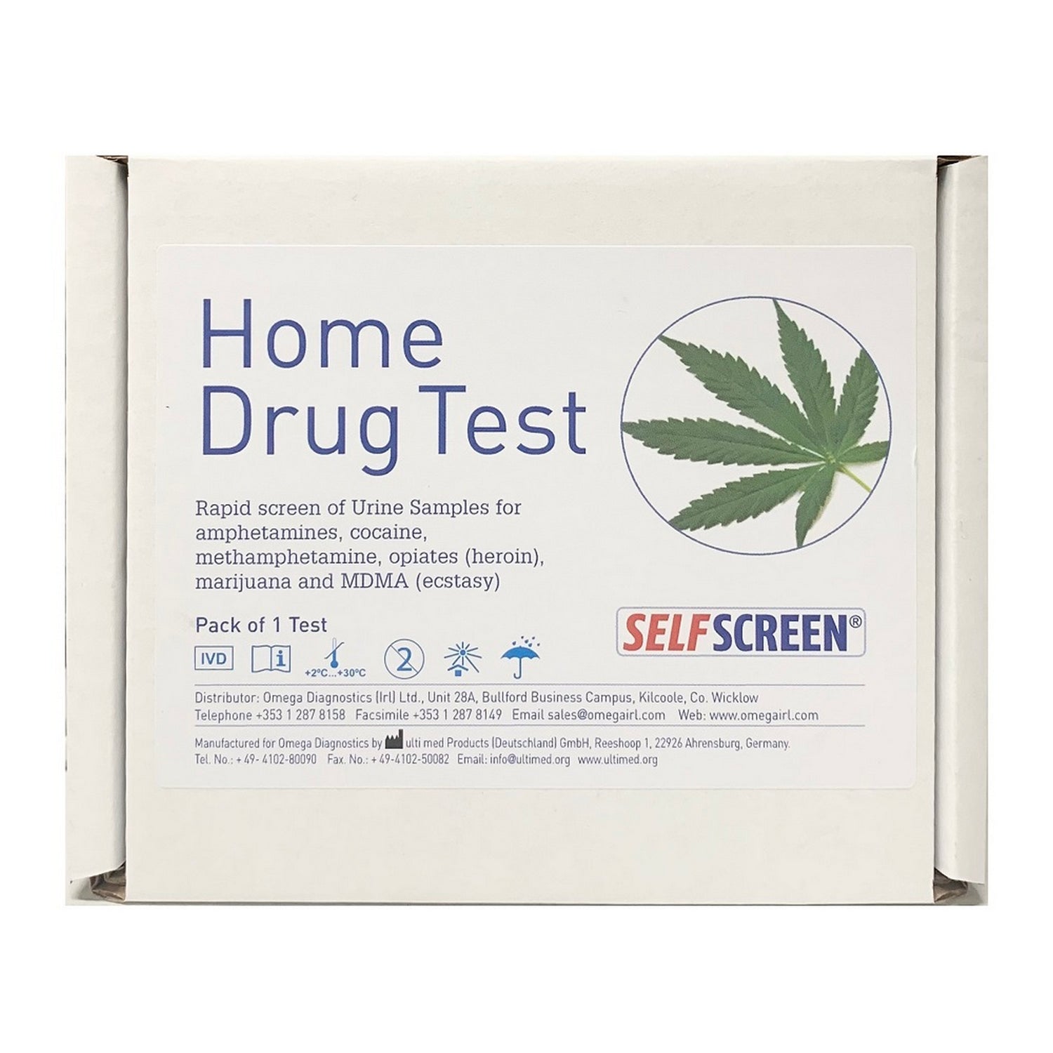 Self-Screen Home Drug Test