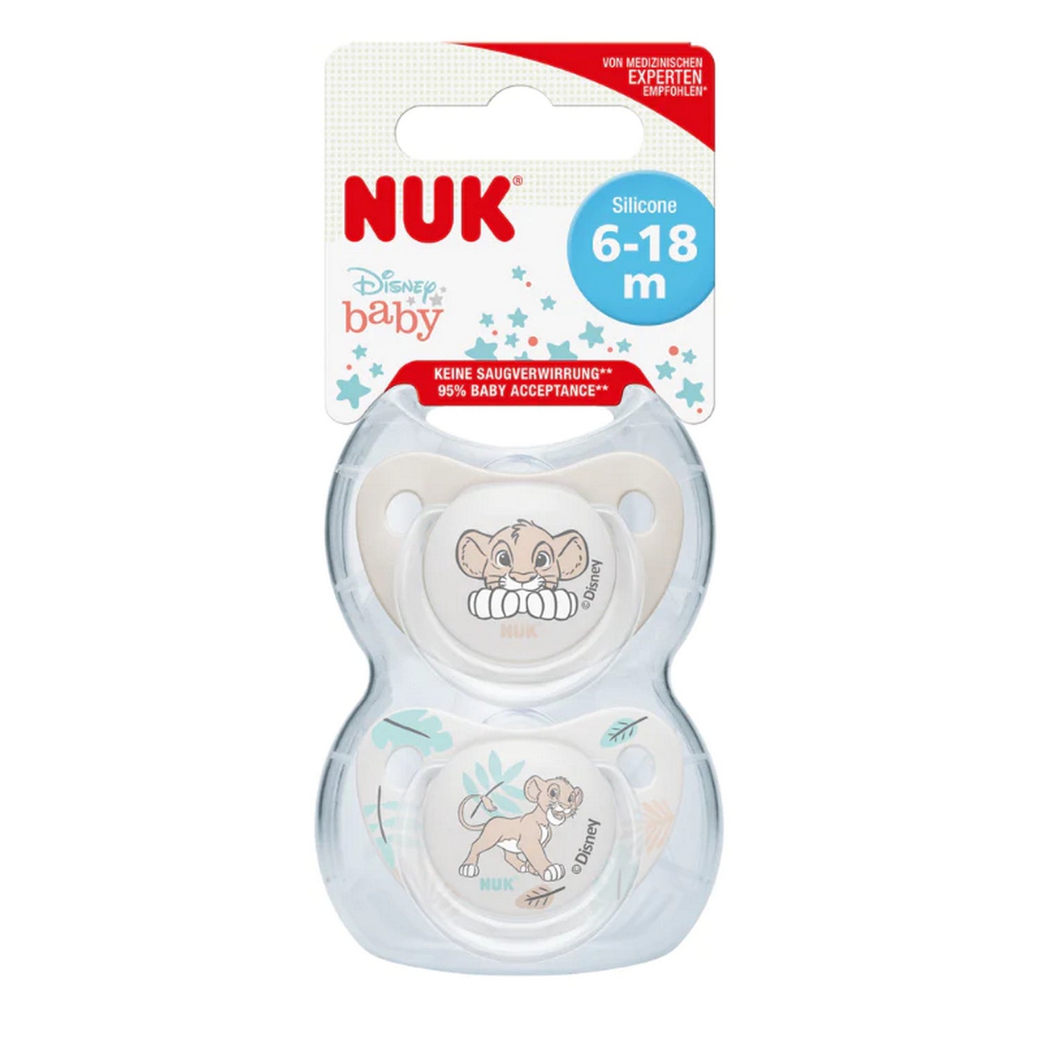 NUK LION KING SIZE 2 SOOTHER 2S
