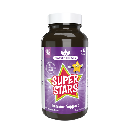 Natures Aid Super Stars Immune Chewable Tablets 60S