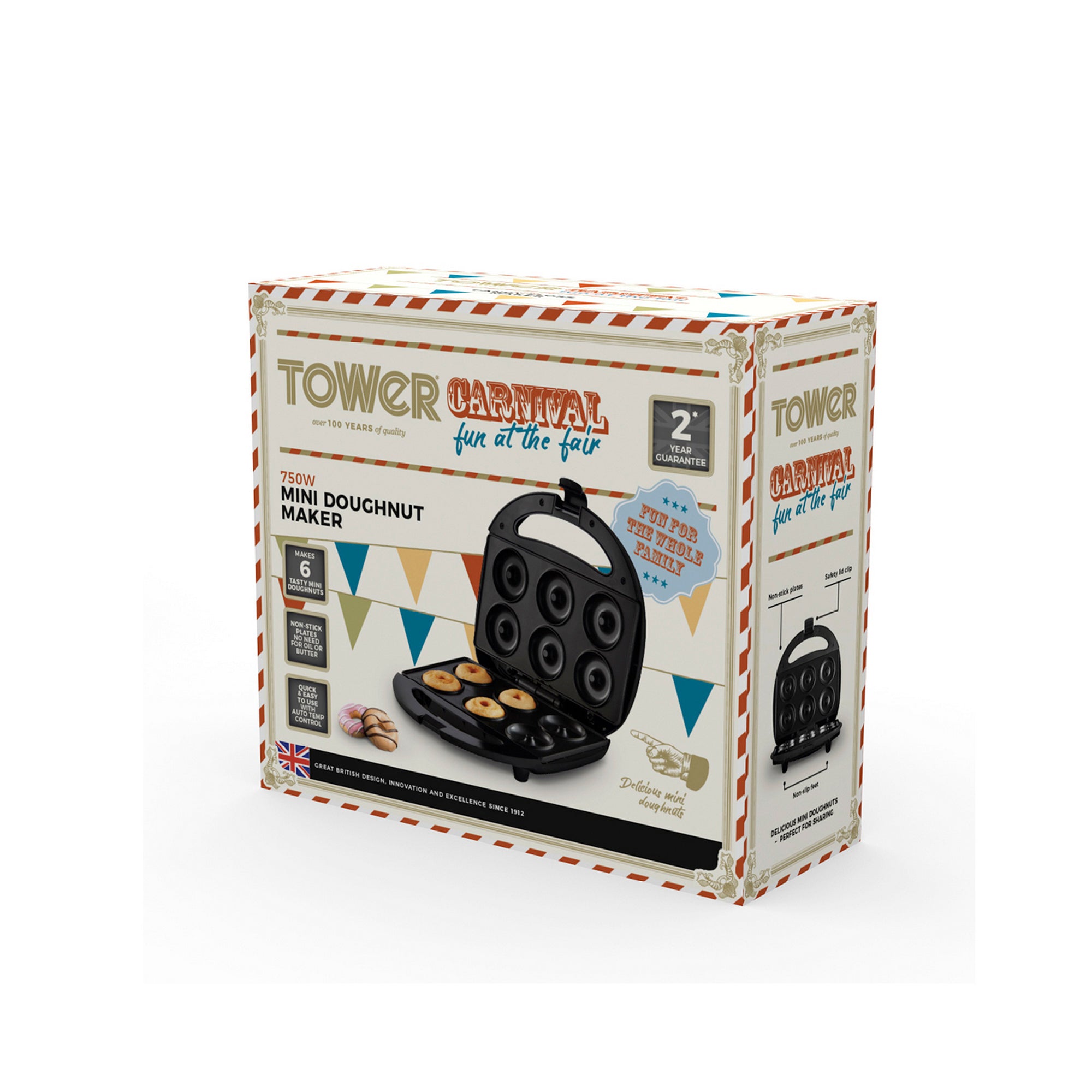 Tower 750W Mini Donut Maker Box