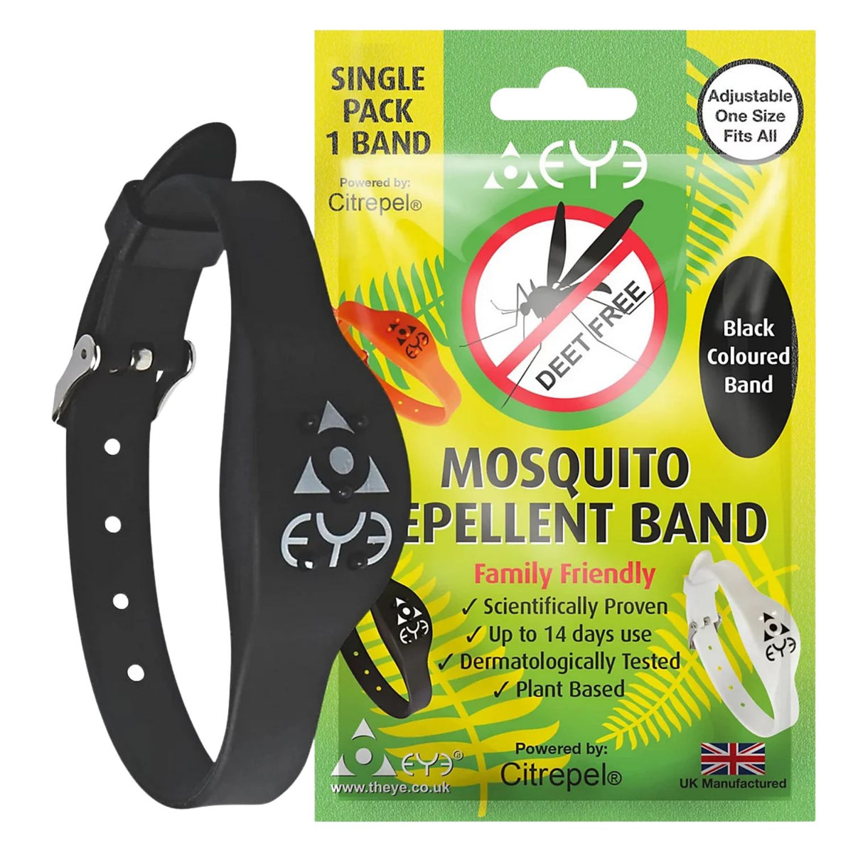Theye Deet Free Mosquito Repellent Band - Black – McCabes Pharmacy