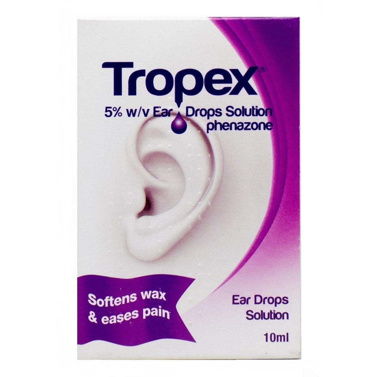 Tropex Ear Drops Solution 10ml Phenazone 5% – McCabes Pharmacy