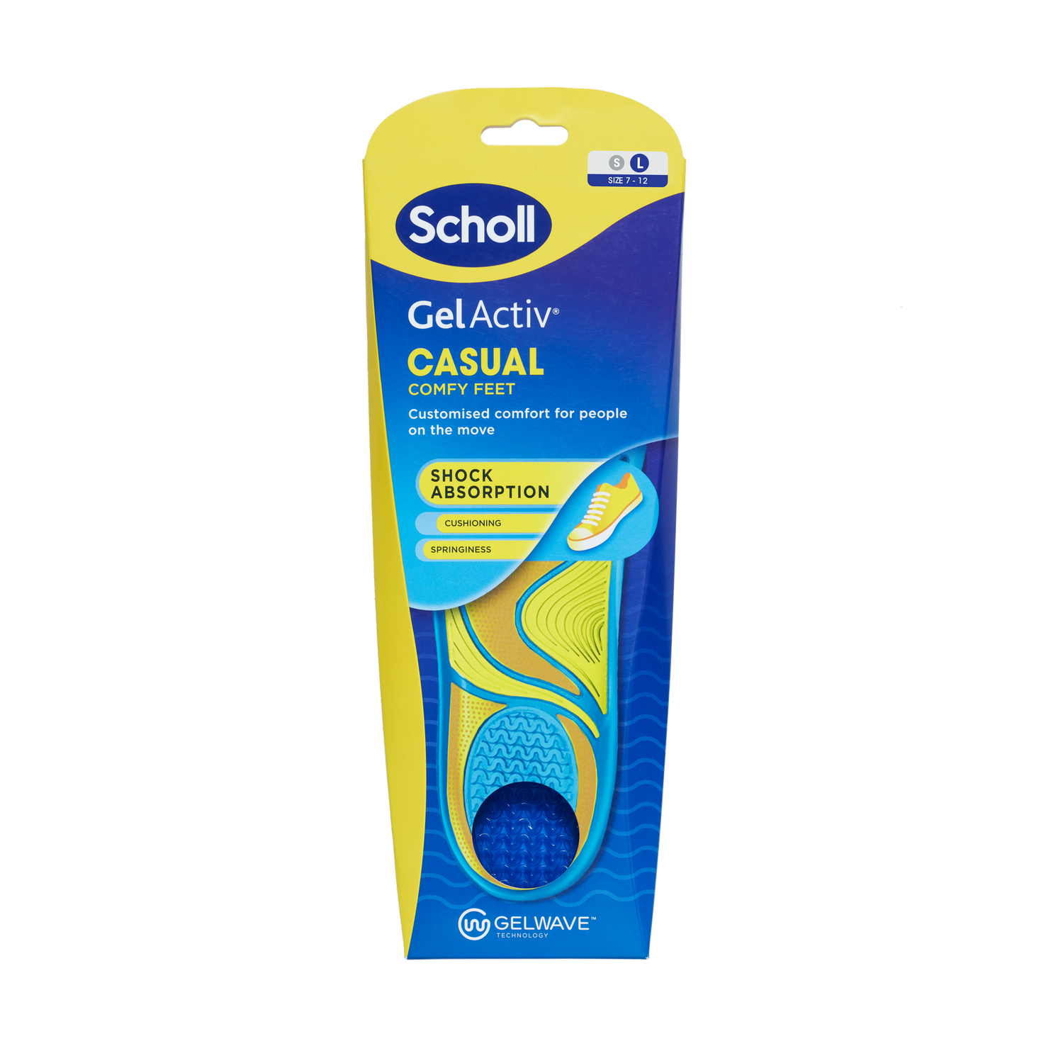 Scholl Gel Activ Casual Insoles Large