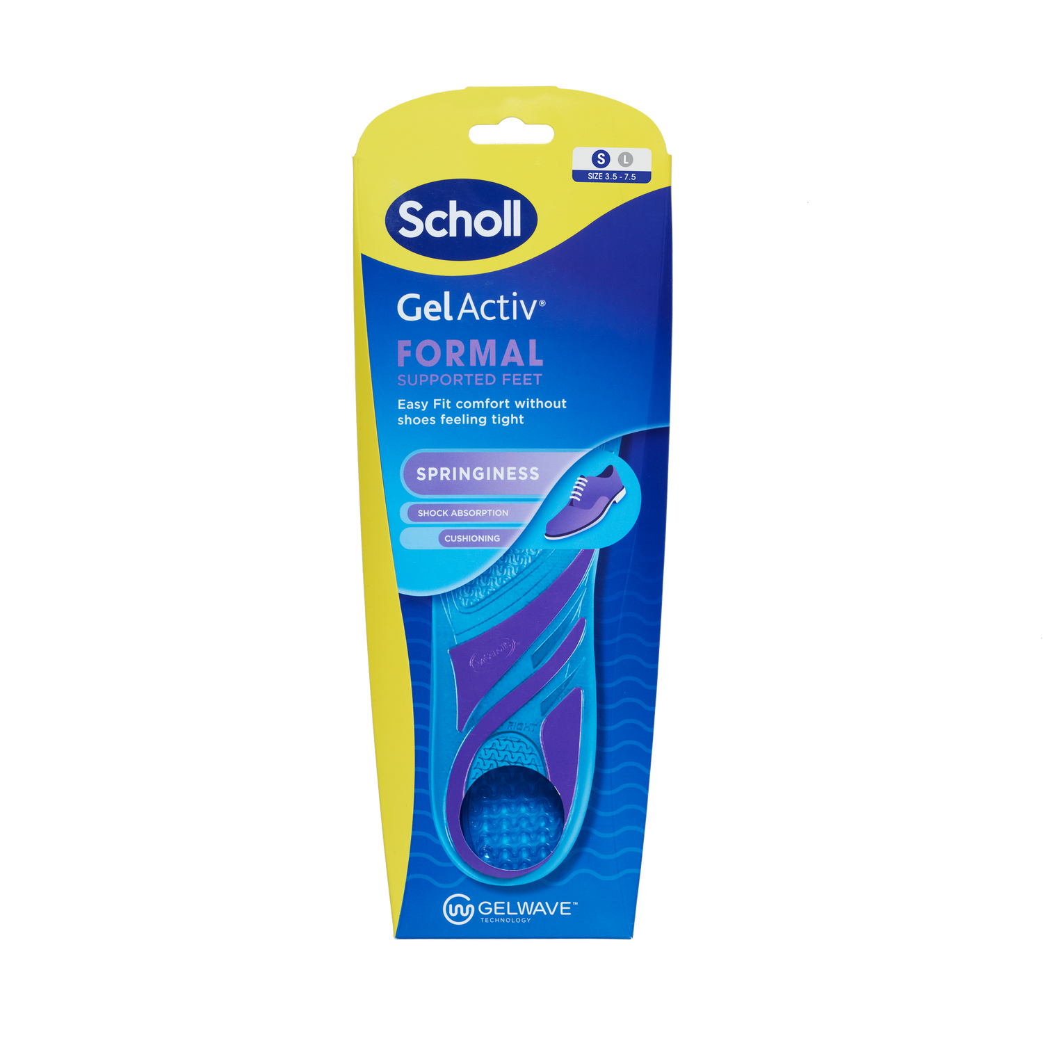 Sscholl Gel Activ Formal Insoles Small