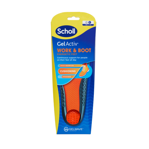Scholl Gel Activ Work Boot Insoles Large – McCabes Pharmacy