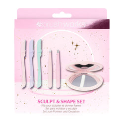 Brushworks Sculpt & Shape Eyebrow Set (1)