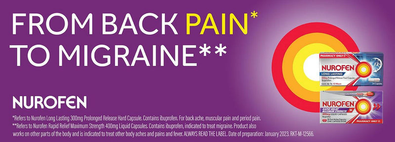 Nurofen Brand Page Banner