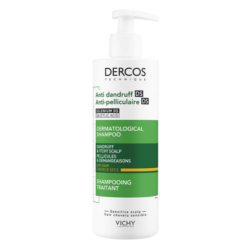 VICHY DERCOS ANTI DANDRUFF SHAMPOO FOR DRY HAIR 390ML - 390ML
