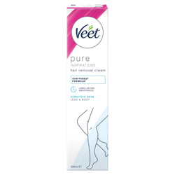 Veet Pure Inspirations Hair Removal Cream for Sensitive Skin Body & Legs 200ml Veet Pure Inspirations Hair Removal Cream for Sensitive Skin Body & Legs 200ml