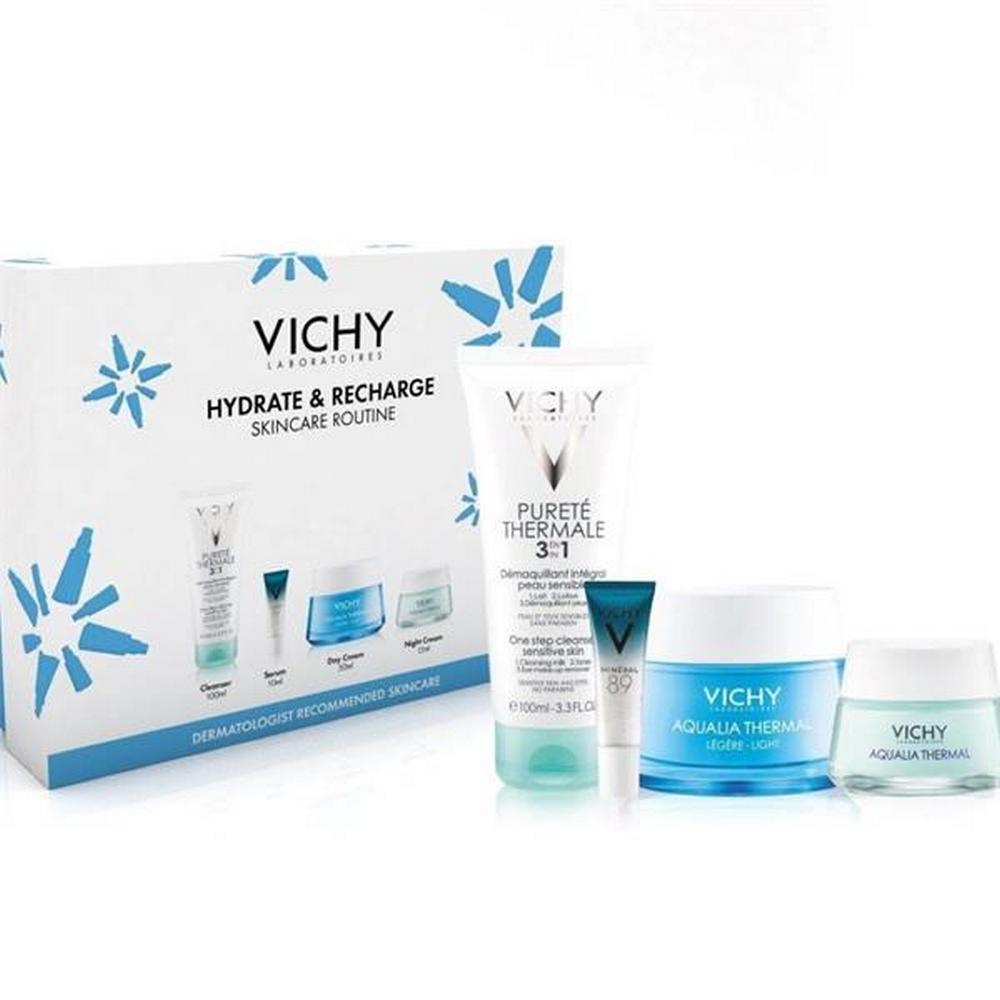 VICHY HYDRATE &amp; RECHARGE SKINCARE ROUTINE SET 
