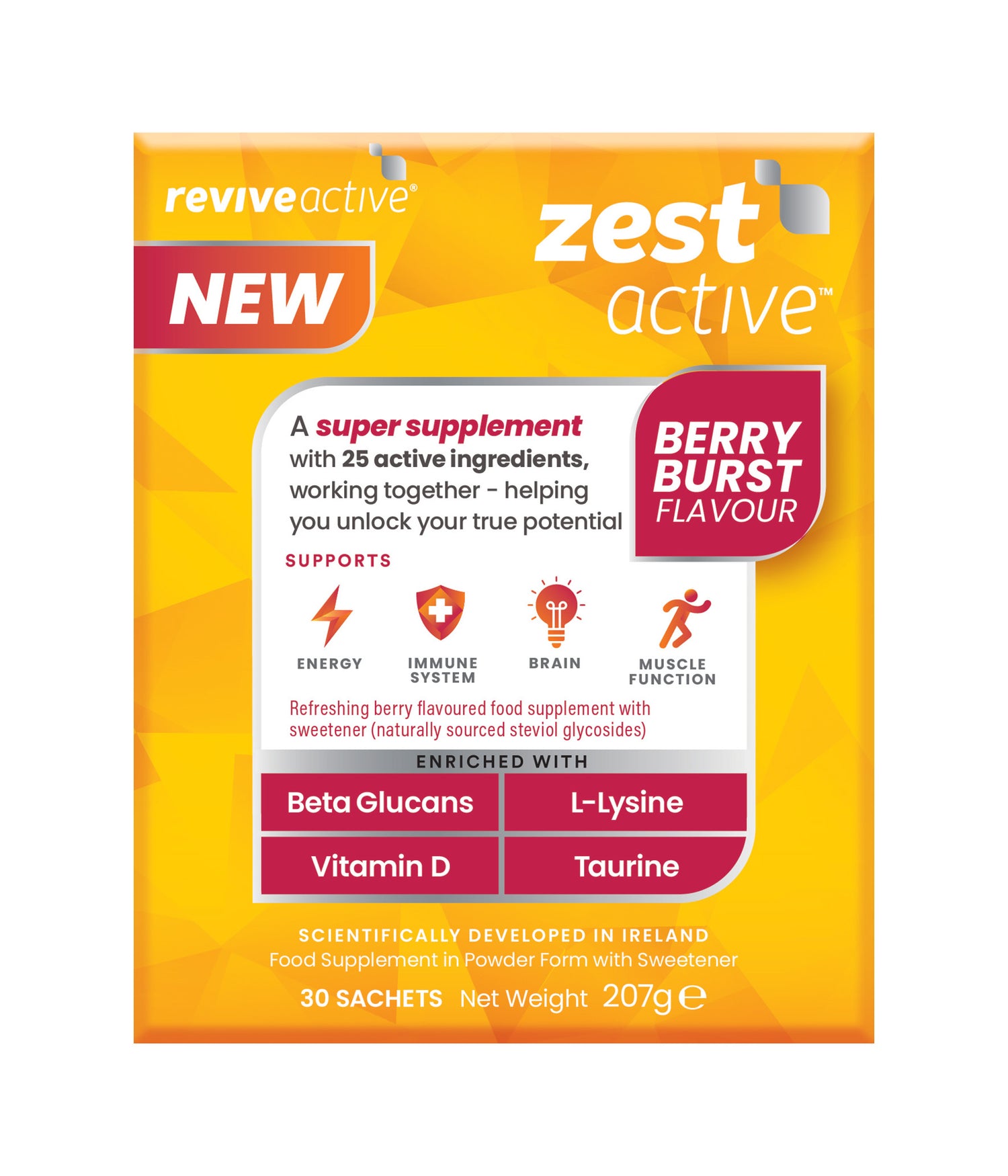 Revive Zest Active Berry Burst 30 Day Pack