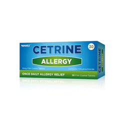 Cetrine Allergy 10mg - 30 Film-Coated Tablets (30TABS) Cetrine Allergy 10mg - 30 Film-Coated Tablets (30TABS)