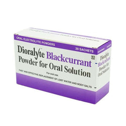 Dioralyte Blackcurrant - 20 Sachets (20SACH) Dioralyte Blackcurrant - 20 Sachets (20SACH)