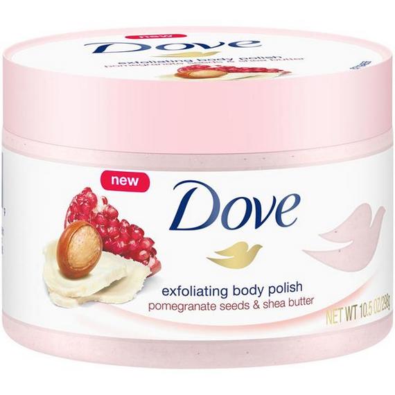 Dove Exfoliating Pomegranate Milk Body Scrub 225ml