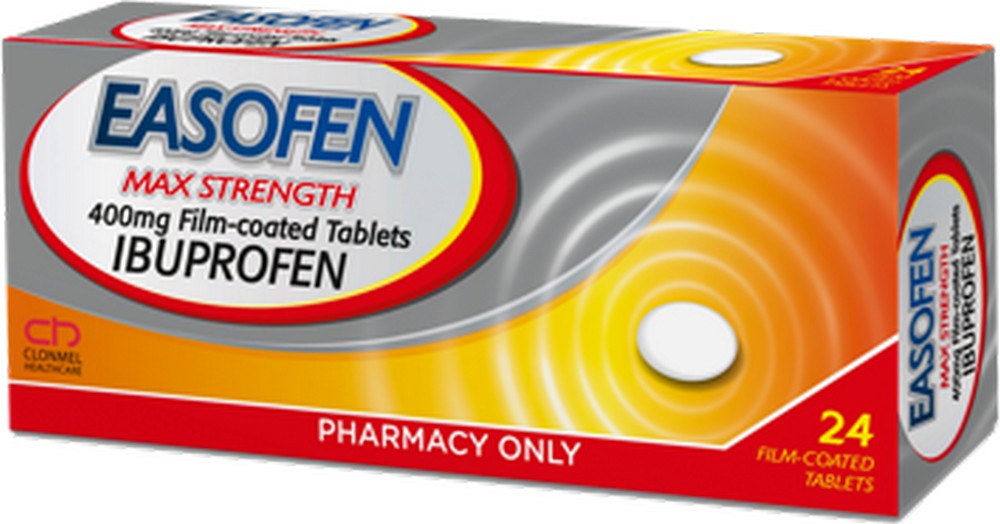 Easofen 400mg Max Strength Ibuprofen - 24 Tablets