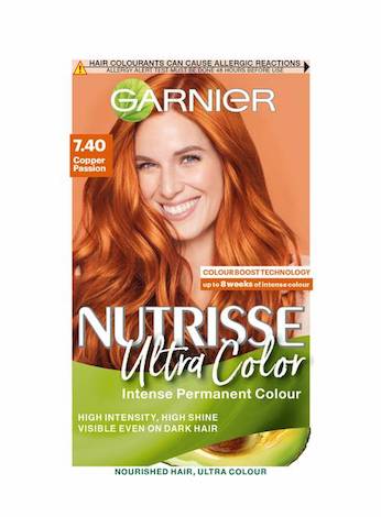 Garnier Nutrisse Ultra Crème Permanent Hair Dye Copper Passion