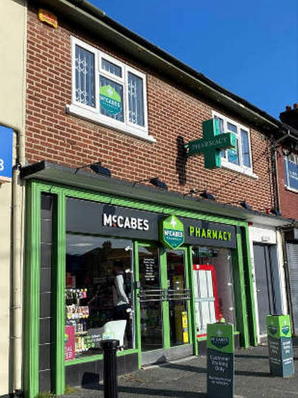 McCabes Pharmacy Glasnevin Shop Front