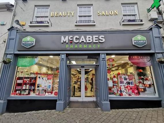 McCabes Pharmacy Gorey Shop Front