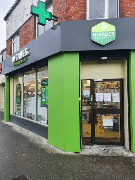 McCabes Pharmacy Kimmage Shop Front
