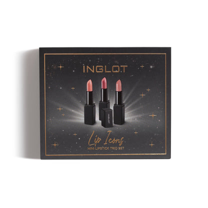 Inglot Lip Icons Mini Lipstick Trio Set