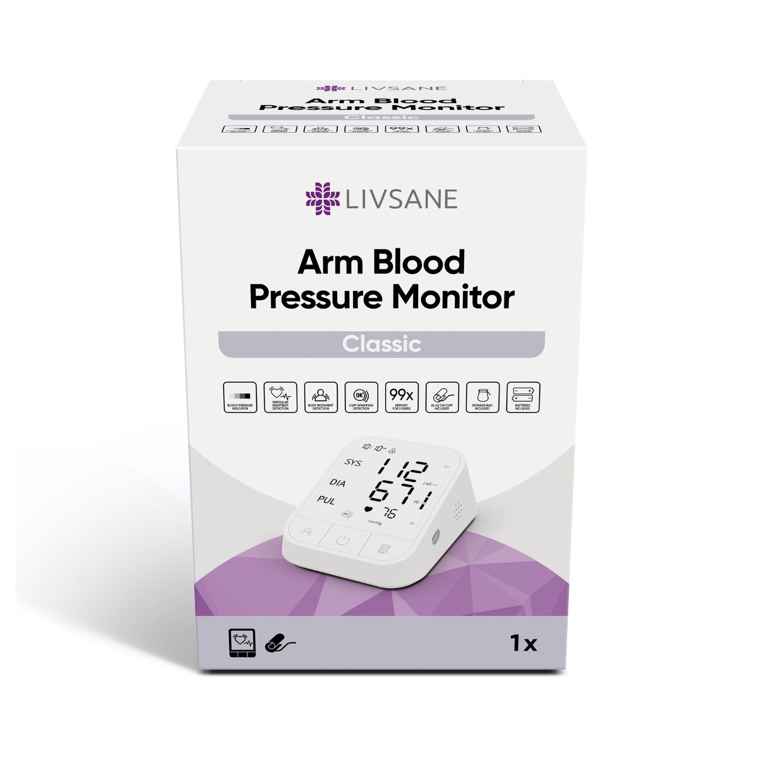 LIVSANE Classic Blood Pressure Monitor | McCabes Pharmacy – McCabes ...