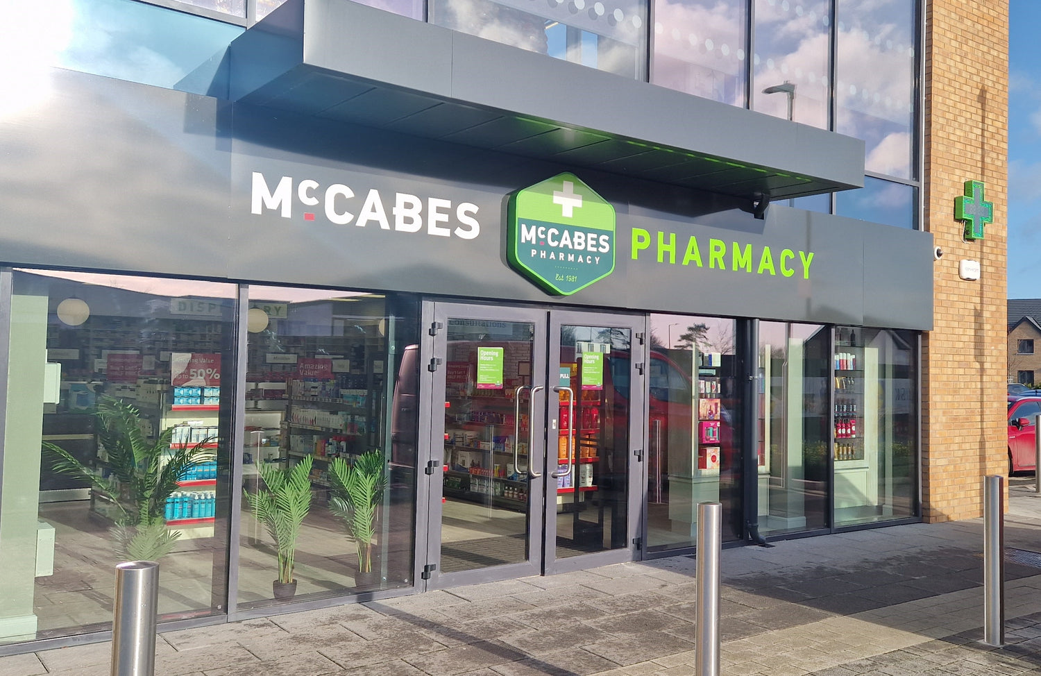 McCabes Pharmacy Lusk Shop Front