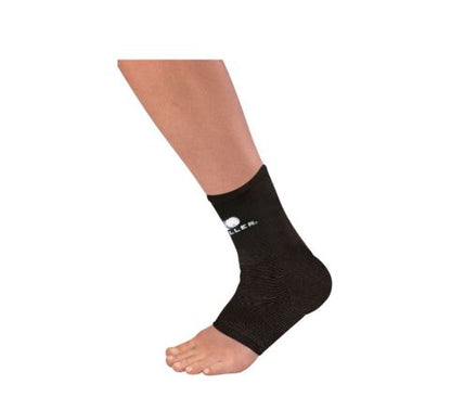 Mueller Elastic Ankle Support in Black White Background