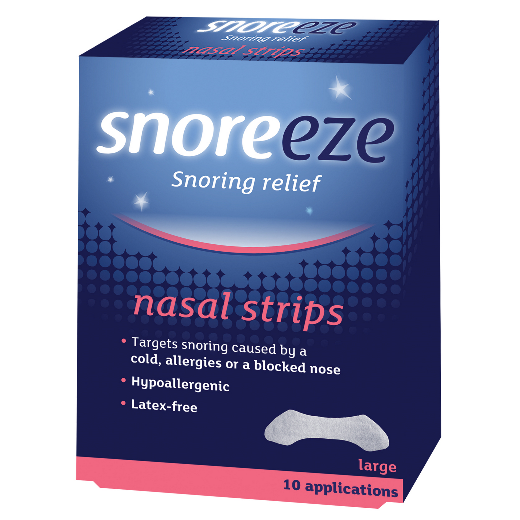 Snoreeze Nasal Strips Large 10&