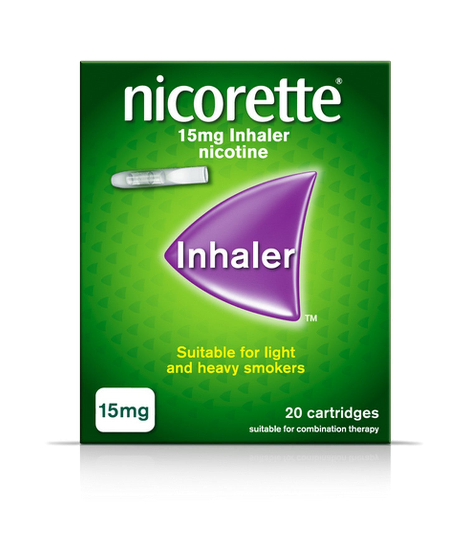 Nicorette 15mg Inhaler Nicotine Cartridges