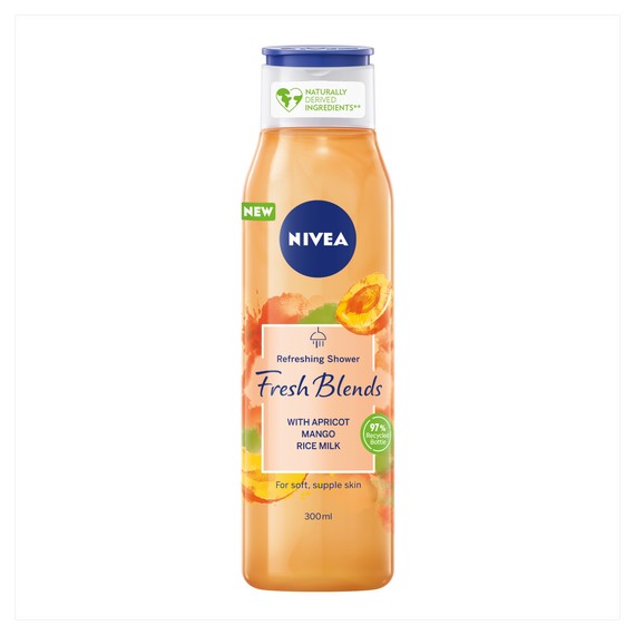 Nivea Apricot Fresh Blends Refreshing Shower Gel 300ml