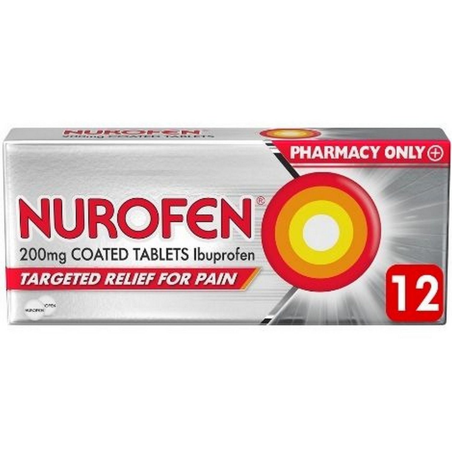 Novophen Tablets Nurofen 200mg - 12 Coated Tablets | Free Click & Collect