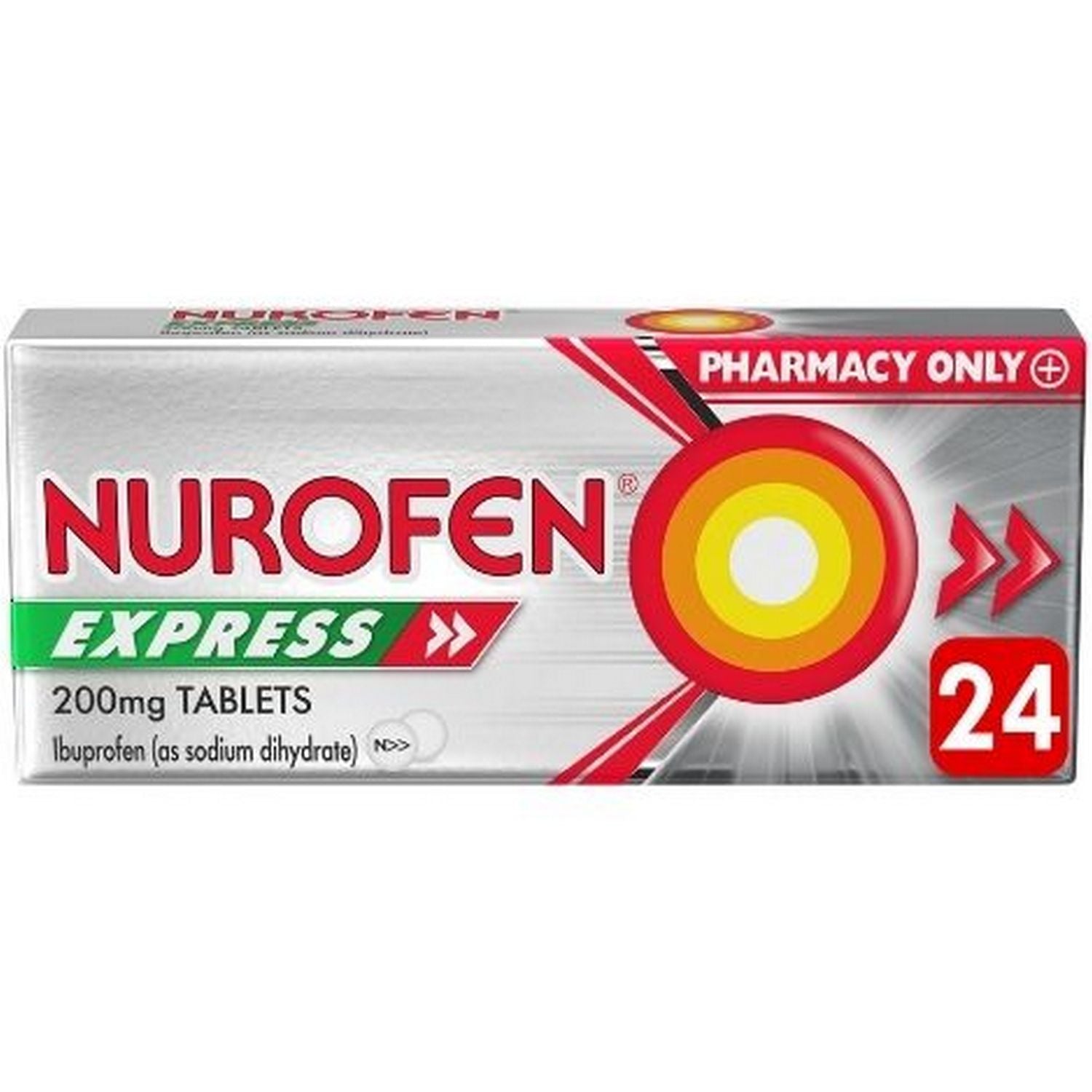 Nurofen Express Ibuprofen 200mg Tablets 24&