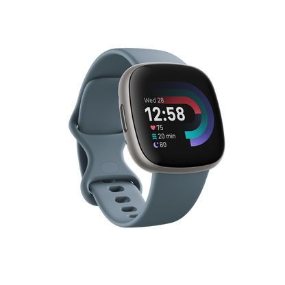 Fitbit Versa 4 Smart Watch - Waterfall Blue