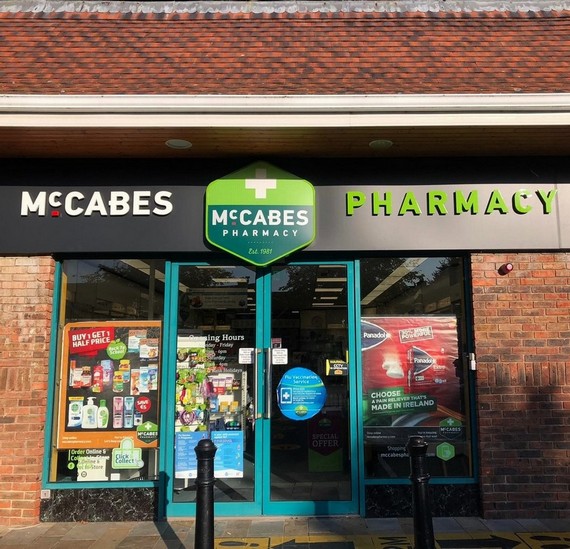 McCabes Pharmacy Sandyford Shop Front