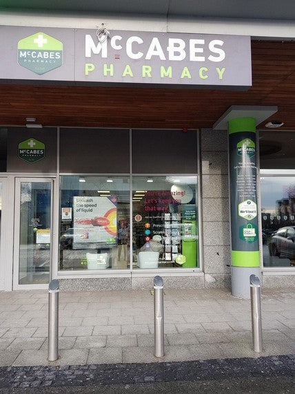 McCabes Pharmacy Santry Shop Front