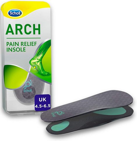 Scholl Orthotic Ball of Foot &amp; Arch Pain Relief Insole Small