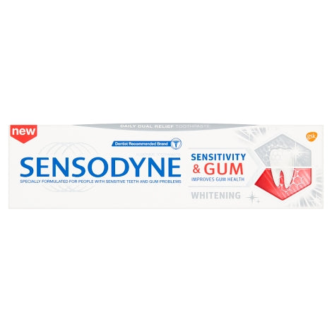 Sensodyne Sensitivity and Gum Toothpaste Whitening 75ml