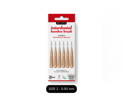The Humble Co Interdental Bamboo Brush Size 2: 0.50 mm