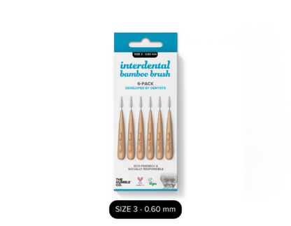 The Humble Co Interdental Bamboo Brush Size 3: 0.60 mm