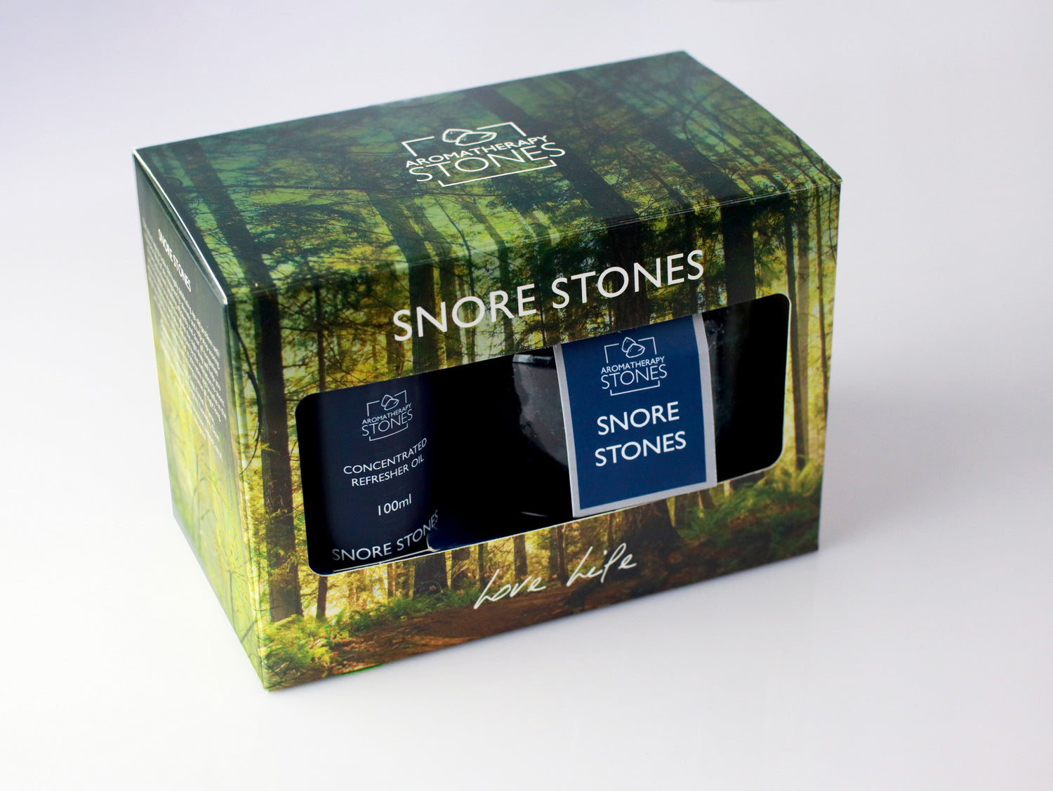 CORIN CRAFT SNORE STONE AND OIL GIFT SET