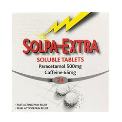 Solpa-Extra Soluble 500/65mg Tablets 24s (24TABS) Solpa-Extra Soluble 500/65mg Tablets 24s (24TABS)