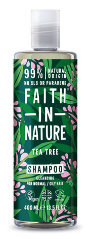 Faith in Nature Shampoo 400ml Tea Tree