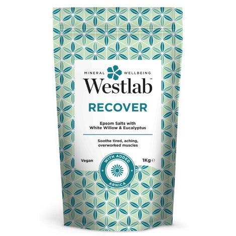 Westlab Recover Bathing Salt - 1kg White Willow + Eucalyptus