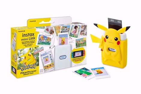 Instax Mini Link Special Edition Bundle with Pikachu Case