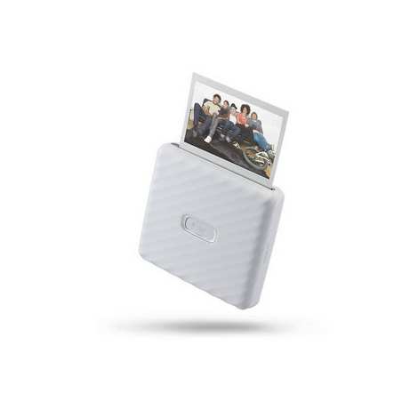 Fuji Instax Link Wide Portable Photo Printer Ash White