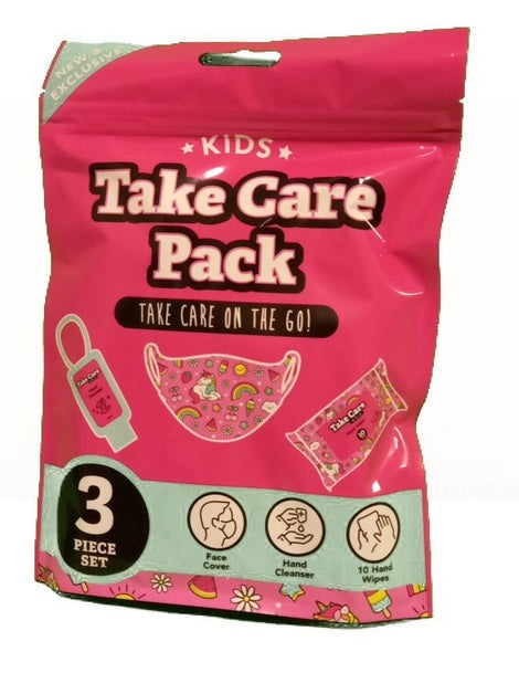 Stay Safe Kids Take Care Pack - Pink