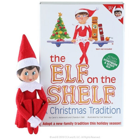 The Elf on the Shelf Christmas Tradition with Girl Scout Elf