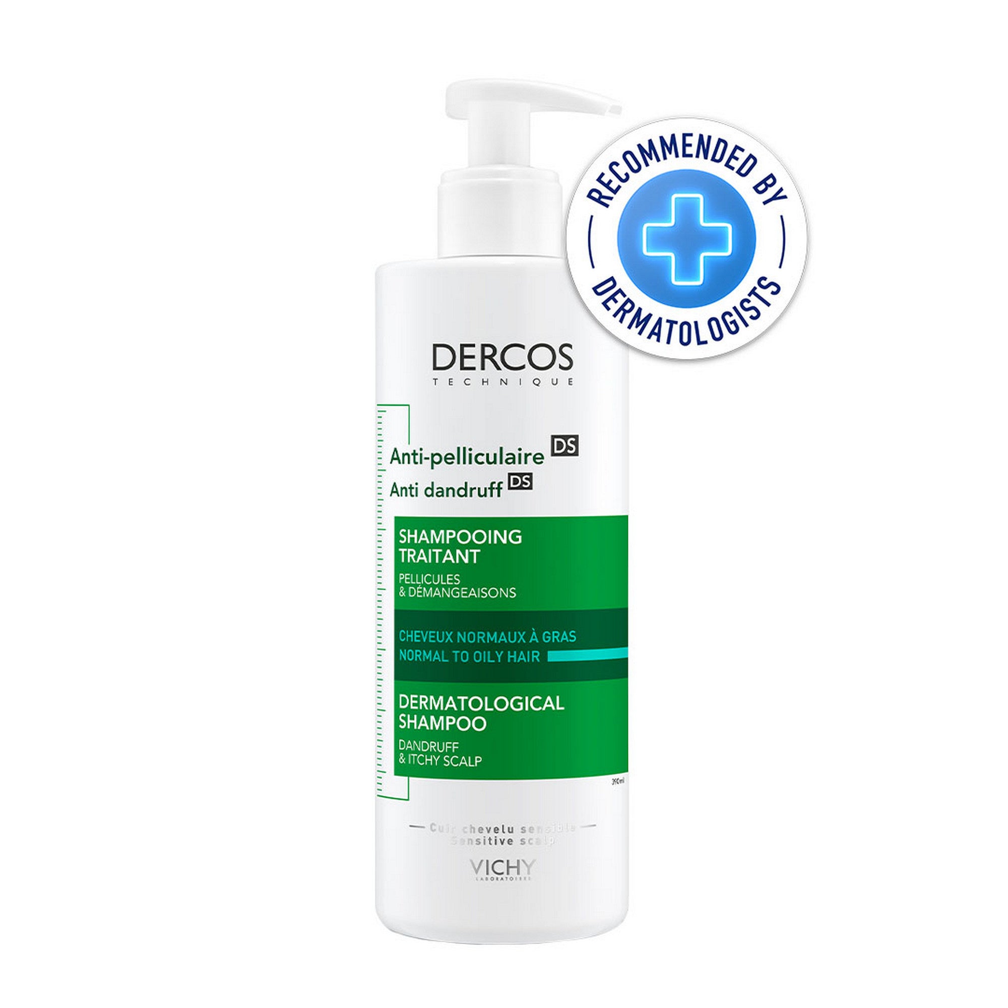 VICHY Decros Anti-Dandruff Shampoo For Normal/Oily Hair 390ML packshot