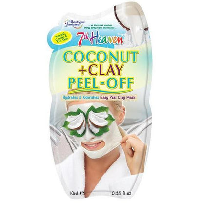 7Th Heaven Peel-Off Mask 10Ml coconut and clay