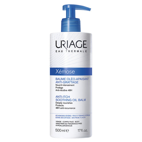 Uriage Xemose Anti-Itch Soothing Oil Balm Pump Bottle 500ml
